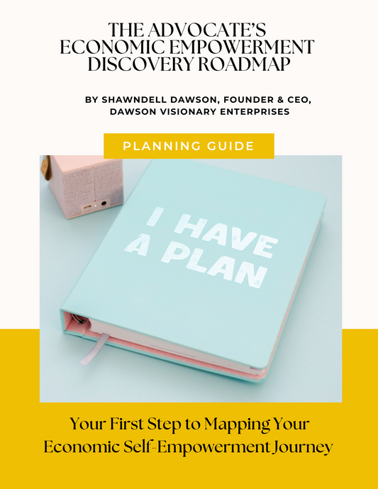 Advocates Economic Empowerment Discovery Roadmap DVE Google Doc Cover Page